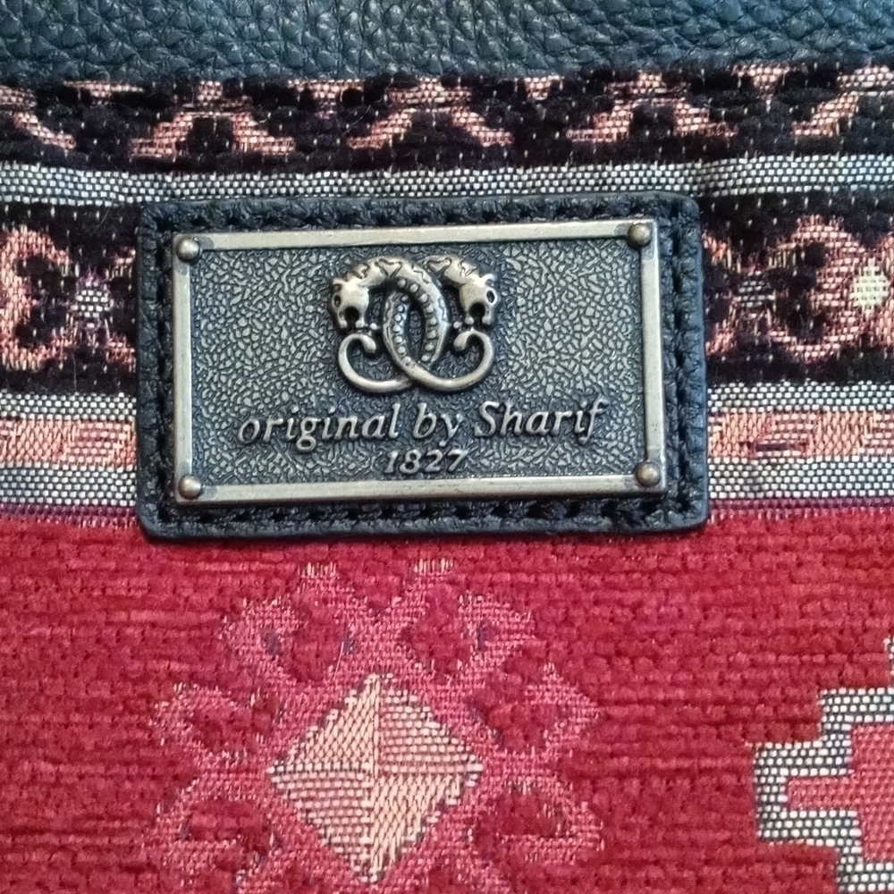 Original Sharif purse tote bag leather fringes NWT - Picture 8 of 16